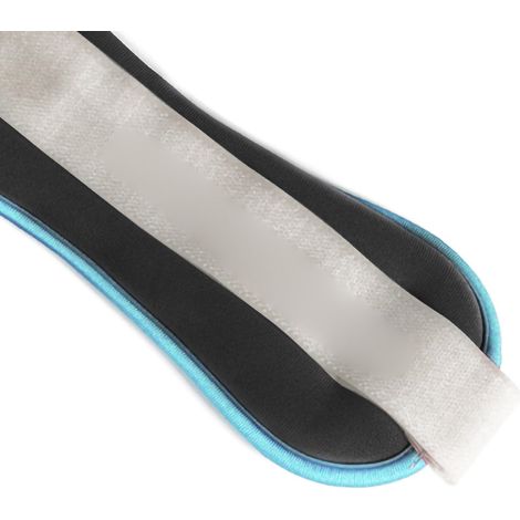 Set mit 2 unsichtbaren Handgelenk- und Fußgelenkgewichten für Krafttraining, Laufen und Gymnastik. Schwarz, 0,6 kg / 21,2 oz. (1/4)