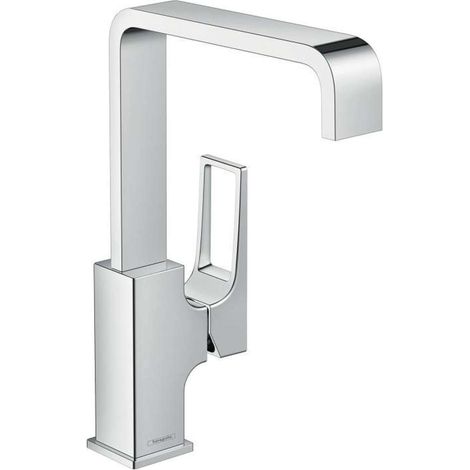 Hansgrohe Metropol - Miscelatore monocomando 230 per lavabo, con sistema di scarico Push-Open, cromato 74511000 (1/4)