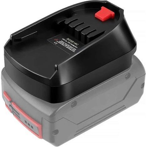 Nouvel adaptateur de batterie compatible avec les batteries Bosch 18V GBA (convertit en batterie PBA) pour outils électroportatifs. Remplace tous les outils électroportatifs. (1/5)