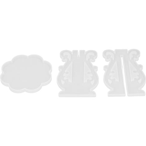 3-teilige DIY-Blumentopf-Regalform, leicht zu entformen, weich, gute Festigkeit, auch für unregelmäßige Äste geeignet, europäische Blumentopf-Regalform 60-732 (1/5)
