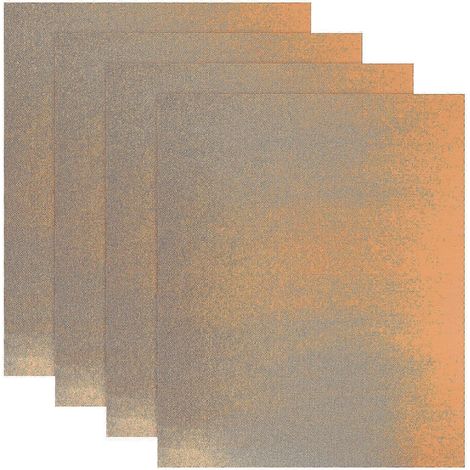 Lot de 4 tapis de cuisson antiadhésifs pour four et barbecue, résistants à la chaleur et réutilisables.