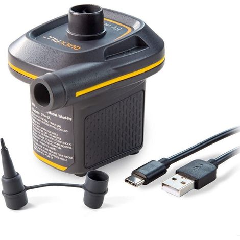 Pompa Mini Usb 5 V Elettrica Uso Interno/esterno Per Gonfiabili Con Ugello 66635 (1/5)