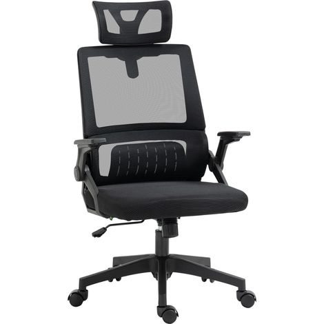 Fauteuil de bureau ergonomique NAOMI noir (1/5)