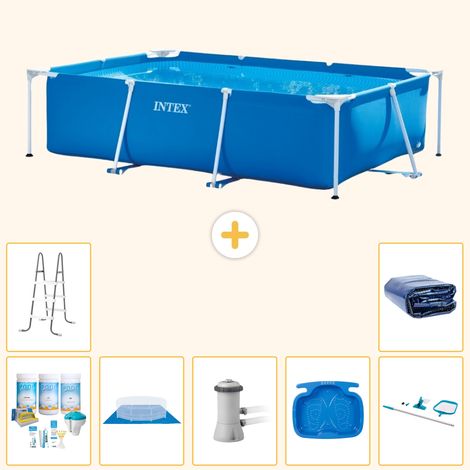 Intex Piscine Tubulaire Rectangulaire - 300x200x75 cm - 8-pièces  S20059 (1/5)
