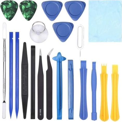Kit de 21 outils de levier, kit de spudgers en plastique pour réparation et démontage de smartphone et ordinateur portable (1/5)