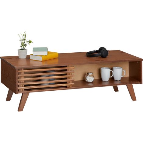 Table basse SEAN Couleur Châtaigne