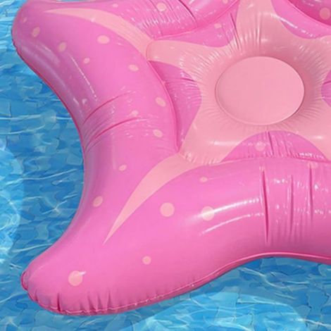 Flotteur Étoile De Mer - 150 cm - PVC Résistant - Pour Piscine Lac Plage - Supporte Jusqu'à 200 Kg - 1 Pièce (1/5)