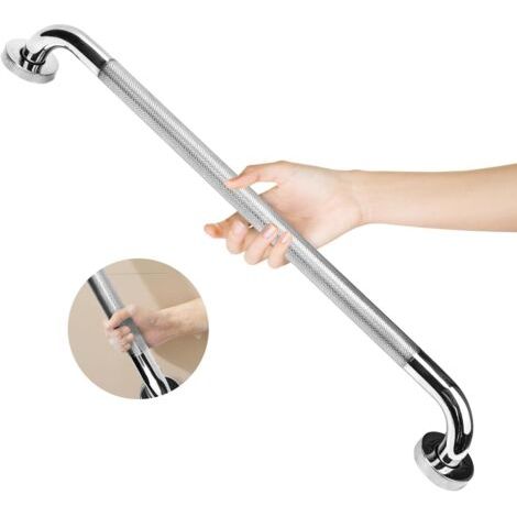 Rampe de salle de bain en acier inoxydable, rampe de sécurité antidérapante pour personnes âgées, rampe de baignoire, rampe d'escalier, 60 cm