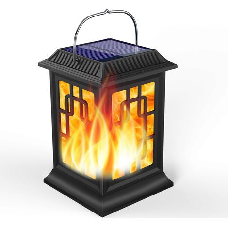 Solar-Flammenlaterne für den Außenbereich, hängende Solarlaterne (1/5)