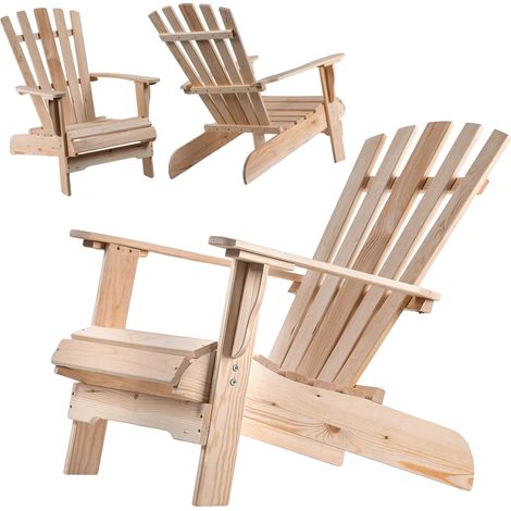 Chaise de plage, Bois de haute qualité, Environ 60 cm de large, Conception ergonomique, Convient à plusieurs environnements, Système d'assemblage intuitif (1/5)