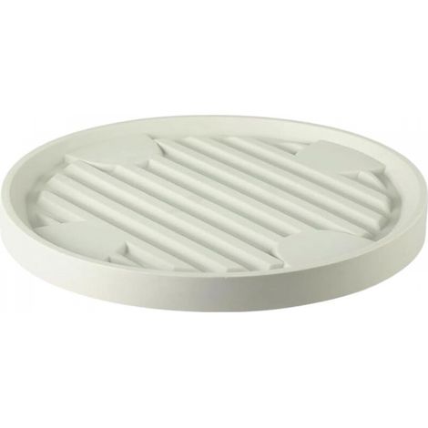 Chariot à roulettes beige pour pots de fleurs, diamètre intérieur 19.3 cm, pour intérieur et extérieur, 1 pièce (1/5)