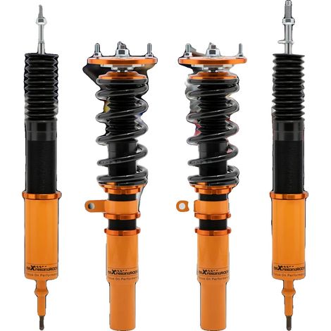 Kit de suspensión con amortiguadores y muelles, fabricado en aluminio 6061, longitud 54 cm, anchura 64 cm, altura 45 cm, rigidez del muelle delantero 10 kg/mm. (1/5)
