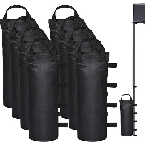 Sacs De Lestage - Lot De 8 - Nylon Oxford - Double Couture - Pour Tonnelle Et Parasol - 50x20 Cm (1/5)