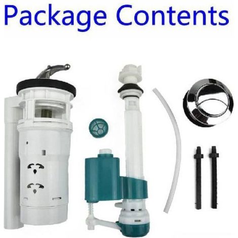 Kit Mécanisme Chasse D Eau Double Bouton - Hauteur 18 À 24 Cm - Économie D Eau - Installation Facile - 1 Pièce (1/4)