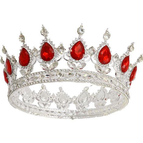 Couronne De Fête - Couronne En Métal Doré Avec 496 Strass - Pour Anniversaire Mariage Bal Costumé - 1 Pièce (1/5)