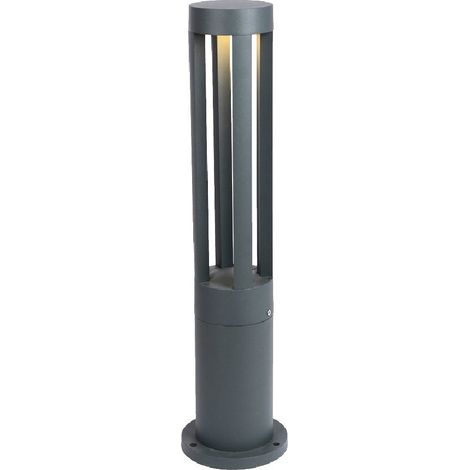 Trade Shop - Lámpara De Jardín De La Lámpara 12 Vatios Led Led Externa Ip65 Blade Grey Es28 -