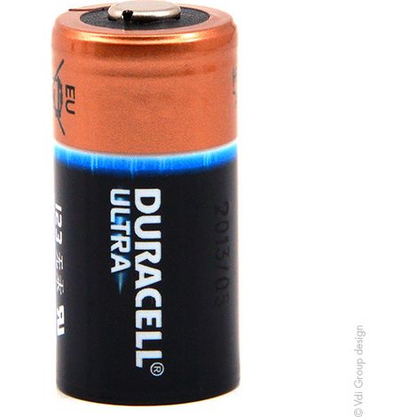 Pile lithium CR123 3V 1400mAh (1/2)