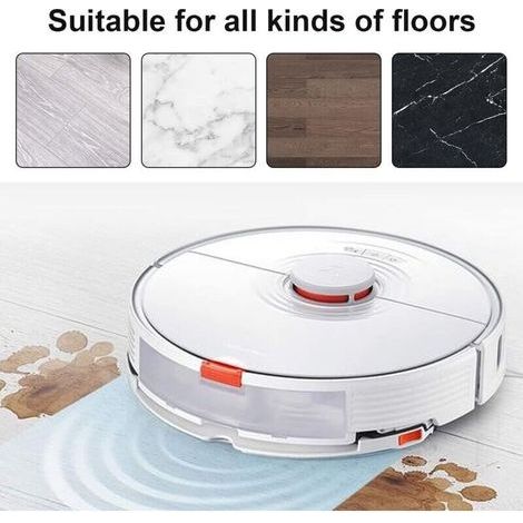 Lot de 20 Lingettes de Nettoyage Jetables Compatibles Aspirateur Robot S7 S7 Max S7 Plus S7 MaxV Ultra (1/2)