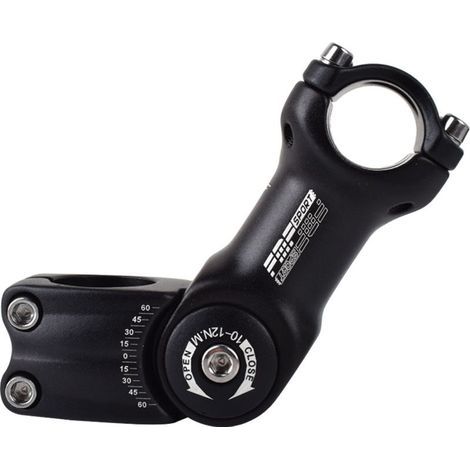 AGE 31.8 Verstellbarer Vorbau 90 mm 0-60 Grad Verstellbarer Lenkervorbau für die meisten Mountainbikes und Rennräder (1/5)