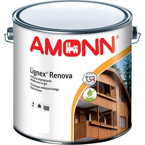 Lignex renova finitura impregnante eff. cera base solvente 10noce chiaro 2,5 lt