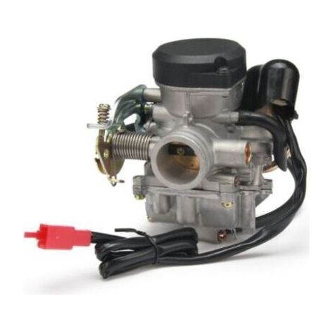 Carburateur de 26 mm pour moteur GY6 de 50 cc et 60 cc, scooter, VTT et karting (1/4)