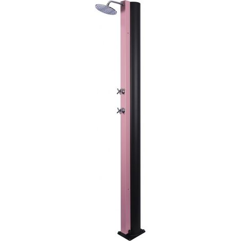 Douche de piscine solaire, douche extérieure 40L-Rose-Rose-17.5 --