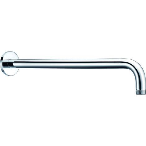 IMEX Wandarm aus verchromtem Stahl und Messing runde Wandhalterung im Chrom-Finish – Modell Imex-BPR001