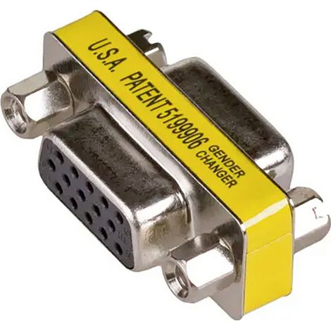 Akyga AK-AD-18 D-SUB Adapter D-SUB-Buchse 15pol. - D-SUB-Buchse 15pol. 1 St. (1/4)