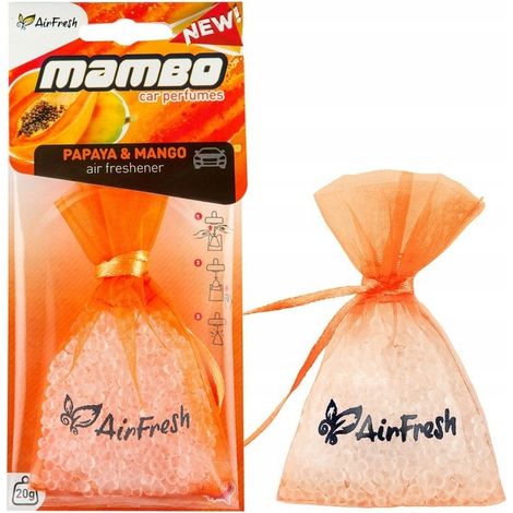 Profumo per auto Airfresh Mambo Papaya Mango