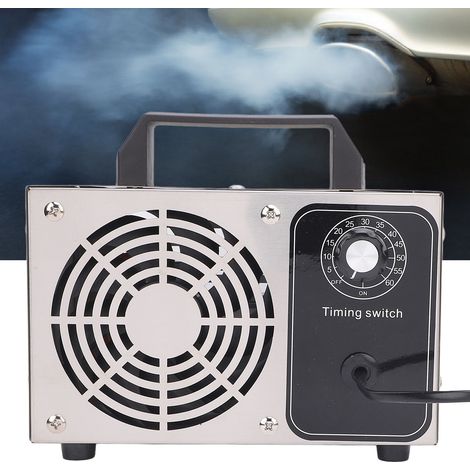Purificatore d'aria a ozono, deodorizzatore in acciaio inox SUS con timer da 60 minuti, 100 W per casa/auto, copertura 2500-4500 piedi quadrati (1/4)