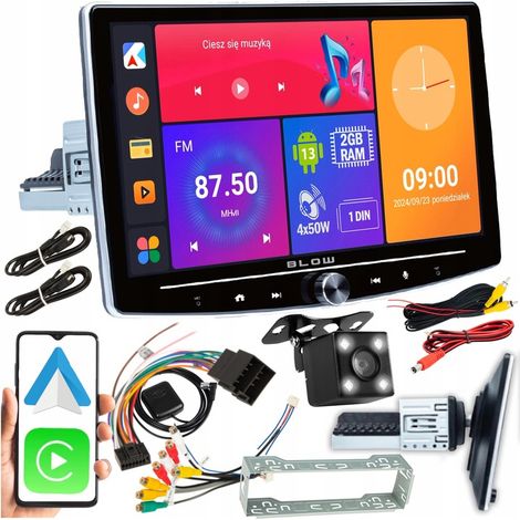 Radio BLOW CP01 1DIN 10" Android/WiFi/GPS/CARPLAY GIRATORIO (1/5)