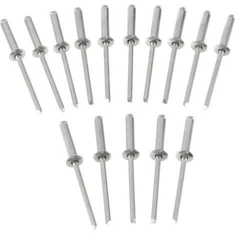 STANLEY 1-PAA58T Rivetti, Alluminio, 4 x 12.5 mm, Set di 15 pz (1/4)