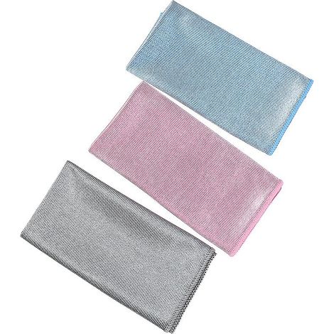 Lot de 12 chiffons de nettoyage en microfibre multicolores - Idéaux pour la salle de bain, la maison, la cuisine, le bureau, la voiture et la moto - 30 x 30 cm (1/5)