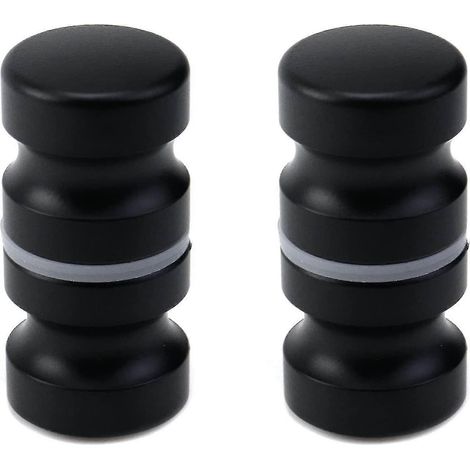 Lot de 2 poignées de salle de bain noires, poignées de porte de douche en verre, poignées de porte de douche dos à dos (1/5)