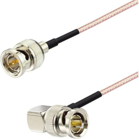 Câble SDI avec connecteur BNC / Connecteur BNC RA 75 ohms 5 m