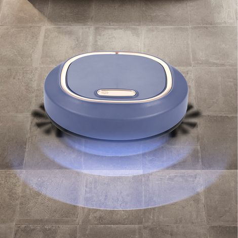 Aspirateur robot intelligent 3 en 1, batterie 1200 mAh, idéal pour les sols, les poils d'animaux et la poussière. (1/5)