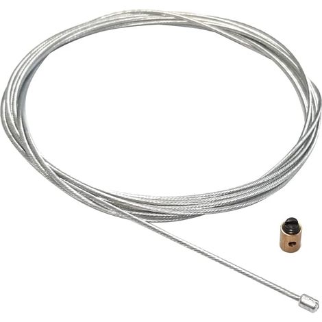 Cyclingcolors – Câble accélérateur gaz 2,5m 3x3mm 1,2mm – Serre-câble compatible carburateur Dell'Orto – Réponse rapide moteur