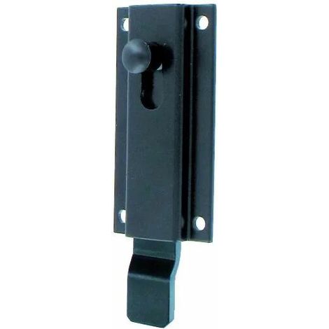 TARGETTE ALU NOIR CONTRE COUDEE 120