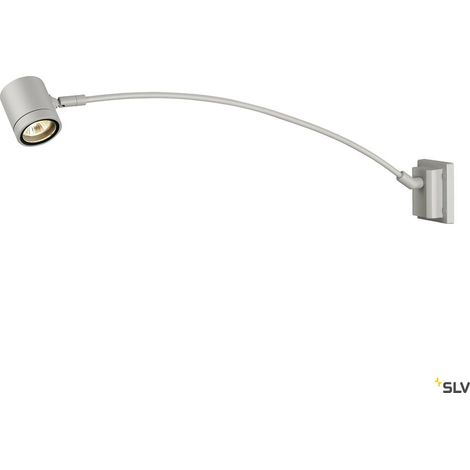 Courbe MYRA DISPLAY gris GU10 max. 50W IP55 - SLV - 233134 (1/5)