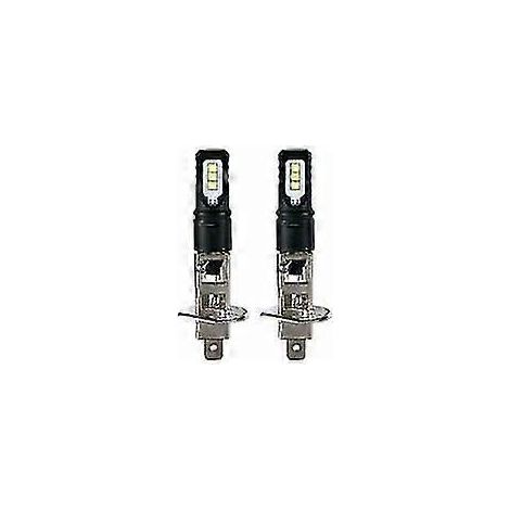 Scheinwerferlampen, 2x H1 6000k Superhelle 100W LED-Autolampen in Kaltweiß, LED-Autolampen, Autofahren (1/4)
