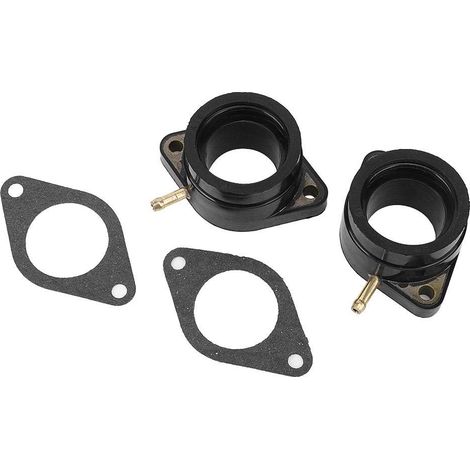 Lotto di 1 coppia di supporti per guarnizione del collettore di aspirazione – per Yamaha XS400 1977-1981