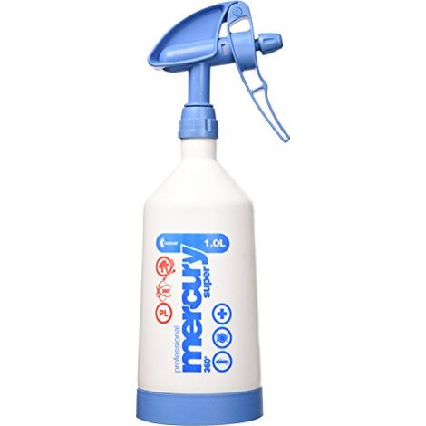 Kwazar Flacone spray Mercury Super Pro Plus, 1 L, Bianco/Blu, 10,4 x 10,4 x 35 cm (1/2)