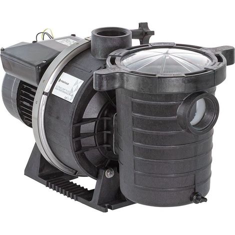 Pentair – Pompe pour piscine Ultraflow Plus 1,5 CV monophasée – Débit 23 m³/h – Compatible grands bassins jusqu'à 85 m³ – Arbre inox et couvercle facile