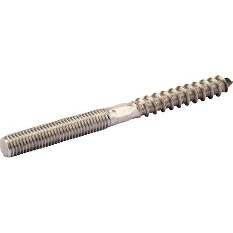 Perno filettato M10 diametro10x120 mm testa tonda da 8 mm acciaio inox UNIVERSALE STO10120RVS