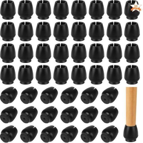 50PCS pied tampons, protecteur pieds de chaise Housse De Protection de chaise de pied pied de chaise Protection Embouts avec Feu (1/5)