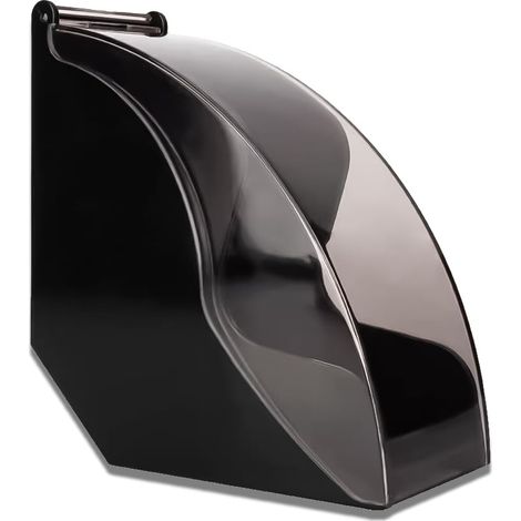 Porte-filtre à café - Distributeur de papier avec couvercle anti-poussière - Pour filtres 1 et 2 et 4 V60 et filtre à café conique (noir) (1/5)