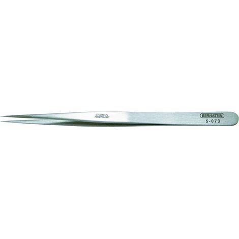 BERNSTEIN 5-073 SMD PINCETTE LONGUES EXTRÉMITÉS POINTUES ET PLATES 140 MM (1/2)