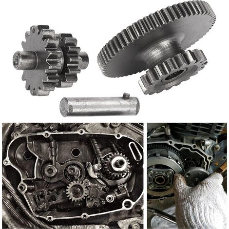 Kit de réduction de pignon de démarreur 17T compatible avec les motos 150CC 200CC 250CC CG125 CG200 CG250 (1/5)