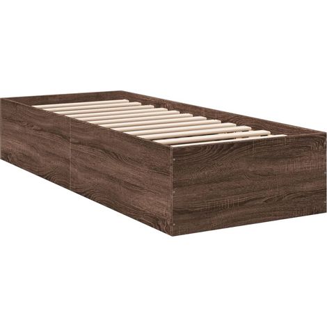 Maison Exclusive - Giroletto Rovere Marrone 90x200 cm in Legno Multistrato (1/5)