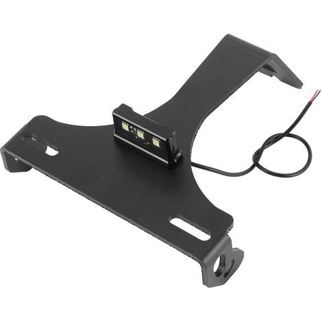 CNC-gefräster Kennzeichenhalter-Kotflügelentferner mit weißer LED-Leuchte, passend für Ducati 848, 1098, 1198, 1098R, 1098S (Baujahre 2008–2011). (1/5)